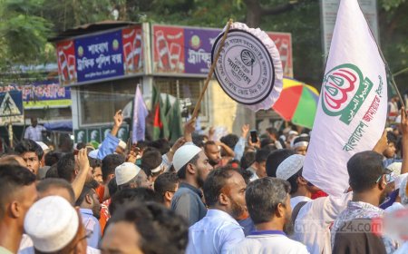 ‘গোলাম আজমের বাংলায়’ স্লোগানের দায়িত্ব ‘তাদেরকেই’ নিতে হবে: এনসিপি
