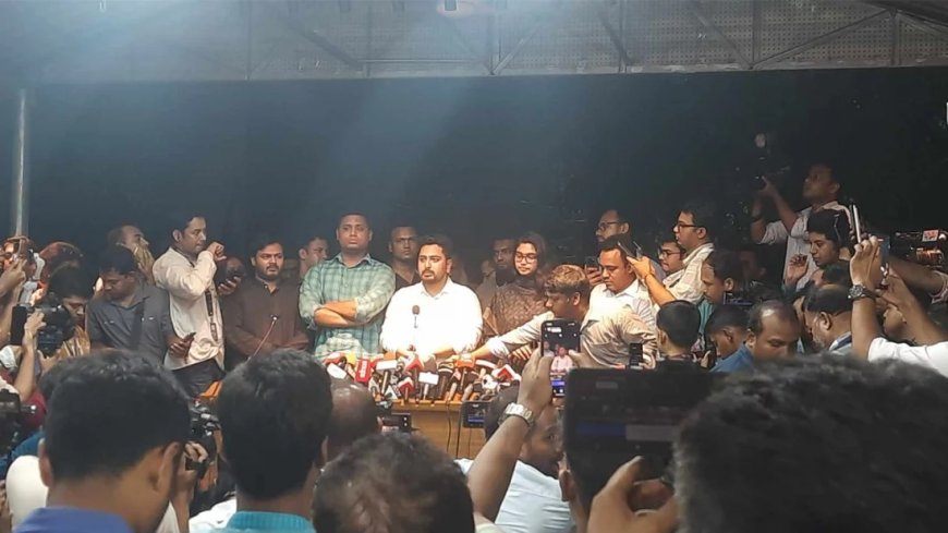 শেখ হাসিনার আমলের সব নির্বাচন বাতিলের দাবি নাহিদের