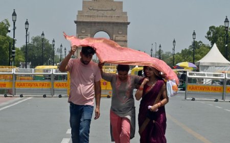 তীব্র তাপমাত্রায় দিল্লিতে রেড অ্যালার্ট