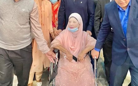 নিয়মিত স্বাস্থ্য পরীক্ষায় খালেদা জিয়া এভারকেয়ার হাসপাতালে