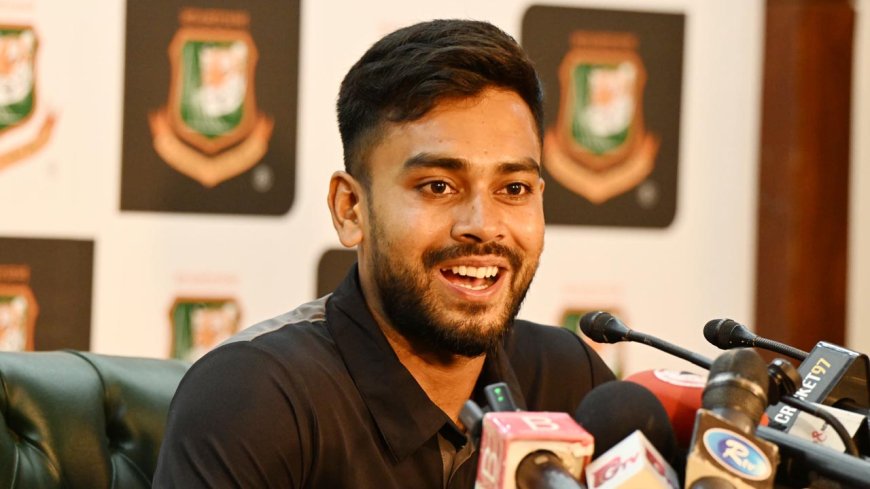 ওয়ানডে অধিনায়ক হয়ে যে লক্ষ্যের কথা বললেন মিরাজ