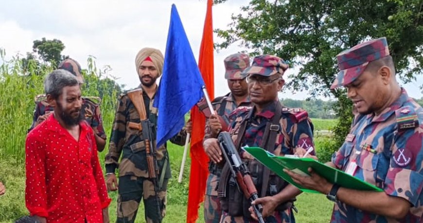 মুজিবনগর সীমান্তে ৯ বাংলাদেশিকে হস্তান্তর