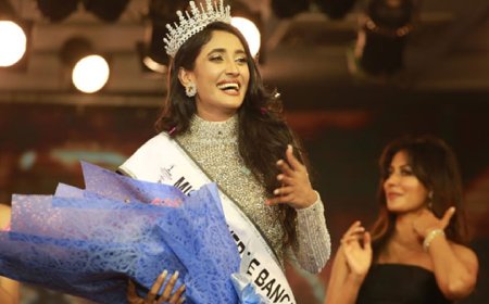 দ্বিতীয়বারের মতো মিস ইউনিভার্স বাংলাদেশের খেতাব জিতলেন মিথিলা
