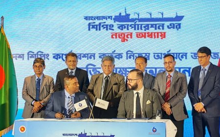 বাংলাদেশ শিপিং কর্পোরেশন এর নিজস্ব অর্থায়নে জাহাজ ক্রয়ের চুক্তি স্বাক্ষর