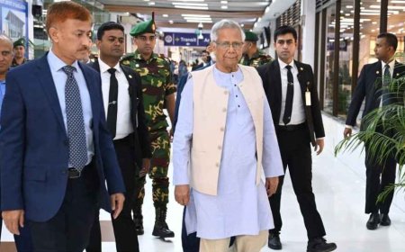 ইতালির উদ্দেশে রওনা দিলেন প্রধান উপদেষ্টা